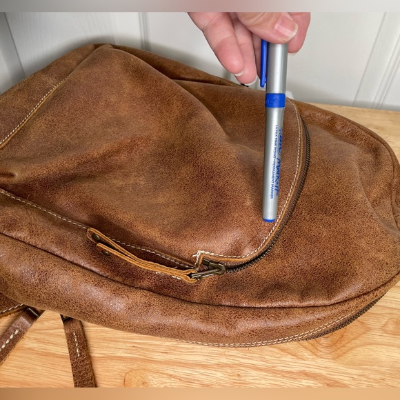 Genuine Leather Roots Backpack - Picture 9 of 11